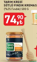 TARIM KREDİ SÜTLÜ FINDIK KREMASI 500 G TARIM KREDİ SÜTLÜ FINDIK KREMASI 500 G